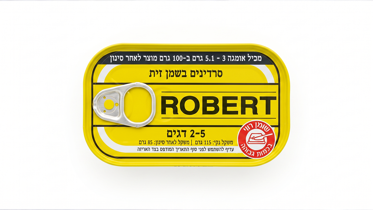 סרדינים בשמן זית